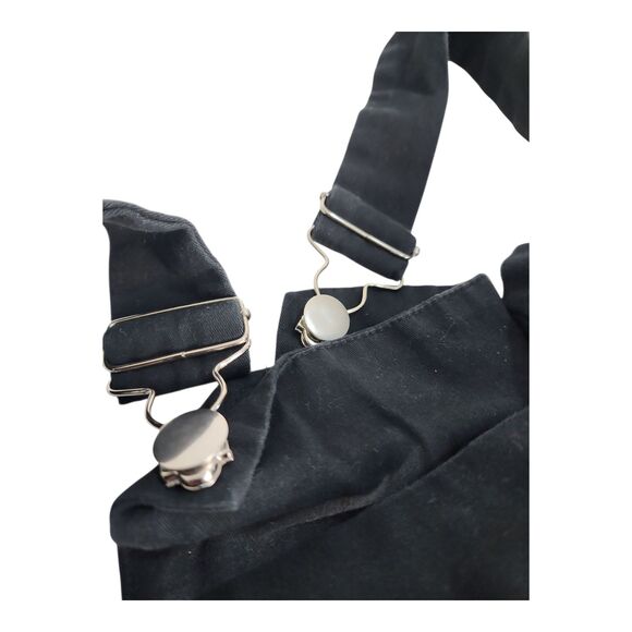Atmos&Here Bobbie Overalls Australian Brand Size US 6 (AU 10) Cotton Black Relax - Picture 9 of 14